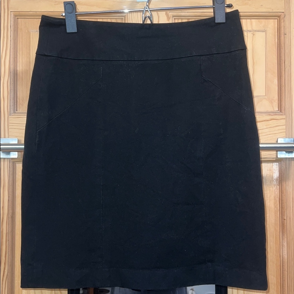 Banana Republic Black Pencil Mini Skirt Sz 4